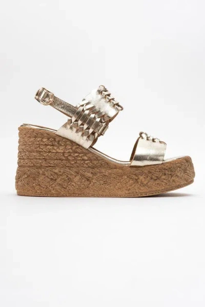 Forever & Always Shoes Olien Suede Leather Platform Espadrilles