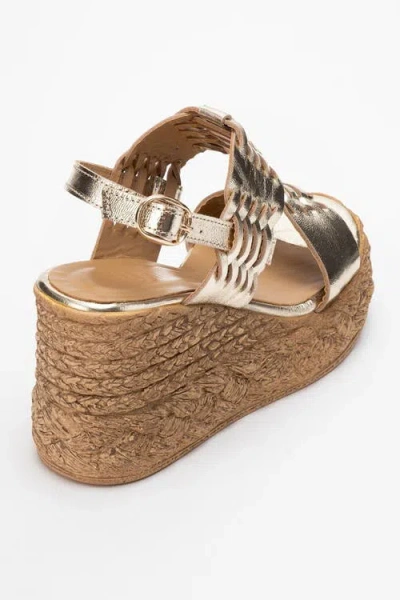 Forever & Always Shoes Olien Suede Leather Platform Espadrilles