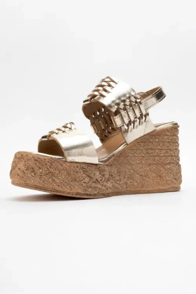 Forever & Always Shoes Olien Suede Leather Platform Espadrilles