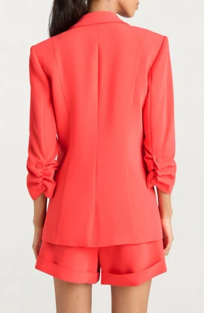 Cinq À Sept Khloe Ruched Sleeve Blazer
