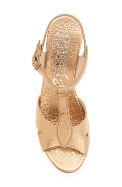 Pedro Garcia Domiel Platform Wedge Sandal In Brown
