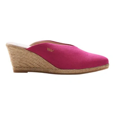 Viscata Truja Limited Edition Canvas Espadrille Mule Wedges