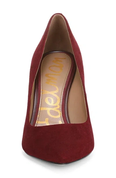 Sam Edelman Hazel Pointed Toe Pump In Red