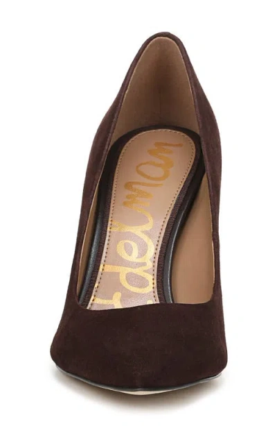 Sam Edelman Hazel Pointed Toe Pump In Brown