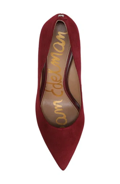 Sam Edelman Hazel Pointed Toe Pump In Red