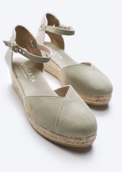 Viscata Pubol Limited Edition Canvas Espadrille Wedges