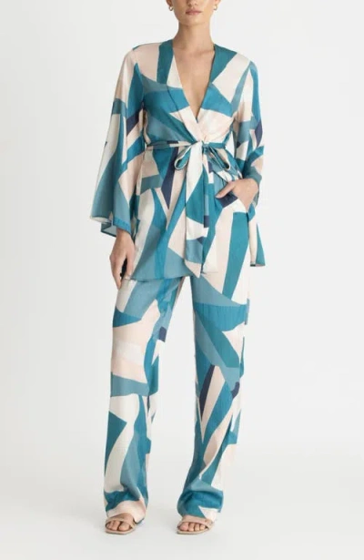 Diarrablu Mini Kimono In Multi