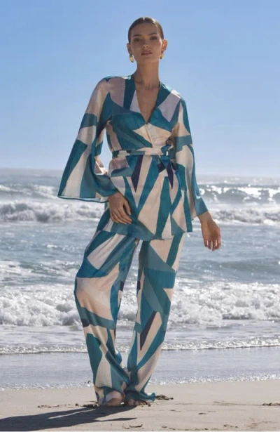 Diarrablu Mini Kimono In Multi