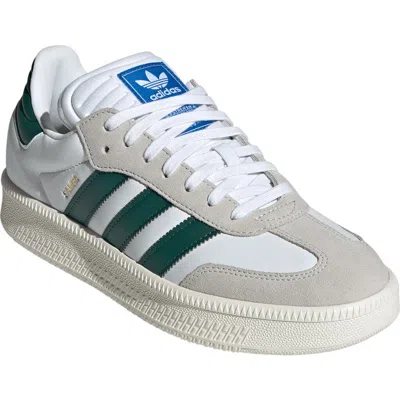 Adidas Originals Samba Xlg White/green Sneaker In Gray
