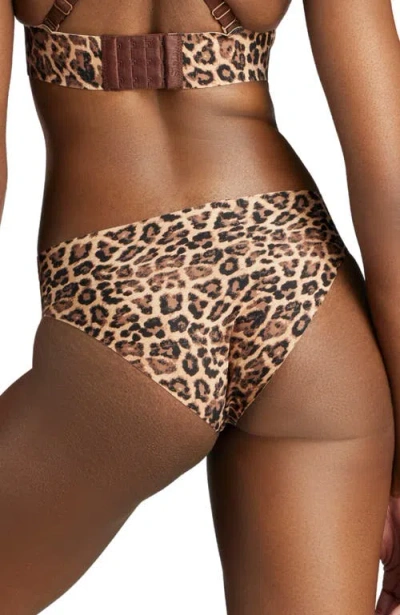 Siella No-show Bikini In Animal Print