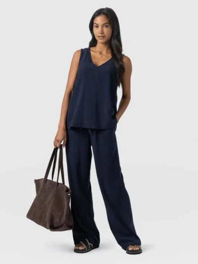 Saint + Sofia Corinne Linen Pant