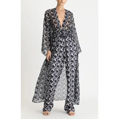 Diarrablu Sirene Kimono In Blue