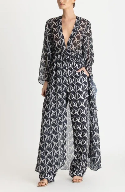 Diarrablu Sirene Kimono In Blue