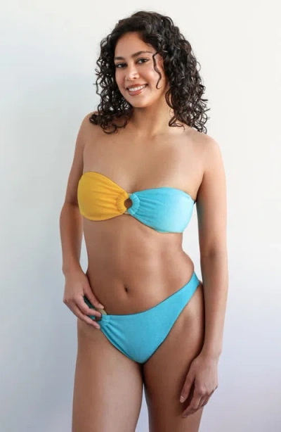 Dippin Daisys Lotus Bandeau Bikini Top In Multi
