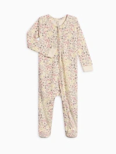 Colored Organics Organic Peyton Zipper Sleeper In Neutral