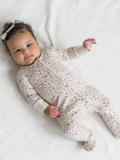 Colored Organics Organic Peyton Zipper Sleeper In Neutral
