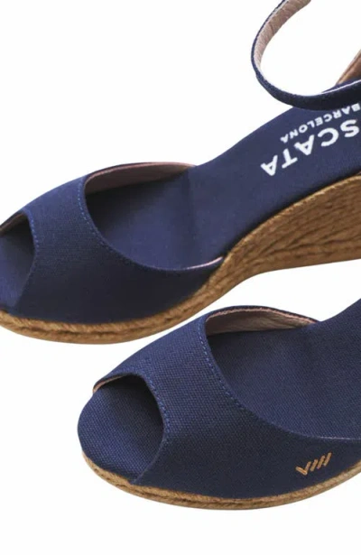 Viscata Aiguafreda Canvas Espadrille Sandal Wedges