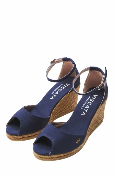 Viscata Aiguafreda Canvas Espadrille Sandal Wedges
