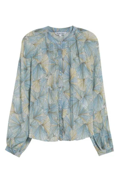 Veronica Beard Fennel Floral Button-up Shirt