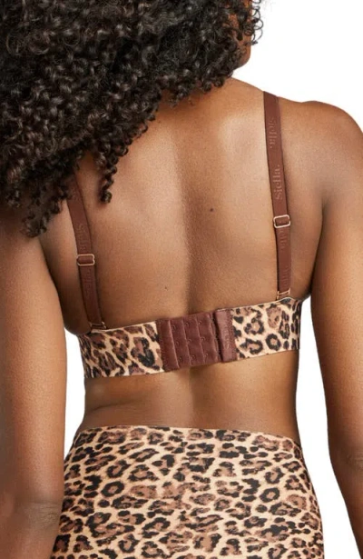 Siella No-show Triangle Bra In Animal Print