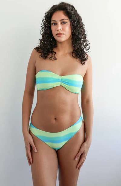 Dippin Daisys Nocturnal Cheeky Bikini Bottom In Blue
