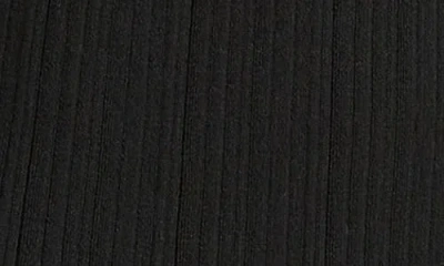 Vince Variegated Rib Sleeveless Cotton Sweater In Black