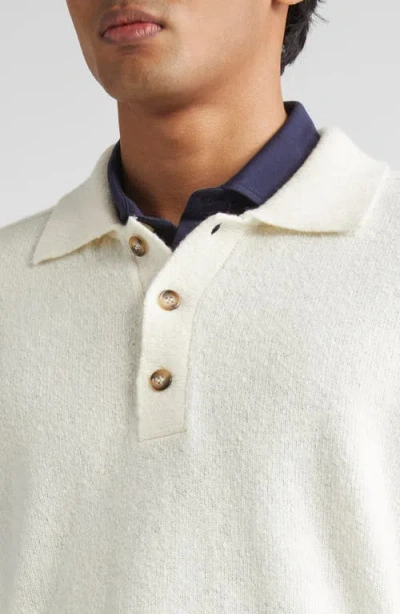 Eleventy Maglia Polo 4 Bottoni In White