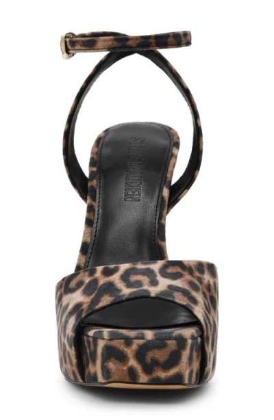 Steve Madden Sass Ankle Strap Platform Sandal In Multi