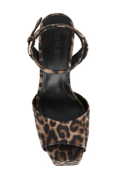 Steve Madden Sass Ankle Strap Platform Sandal In Multi