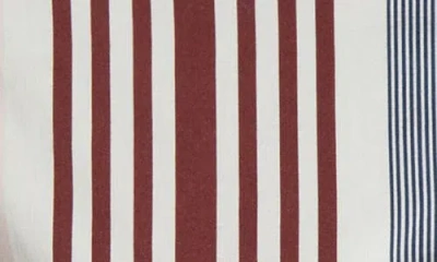 Damson Madder Jilla Stripe Lace-up Button-up Shirt