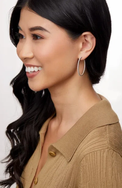 Bony Levy Audrey Diamond Inside Out Hoop Earrings