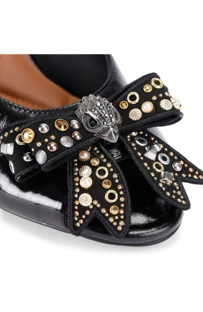 Kurt Geiger London Belgravia Stud Bow Slide Sandal