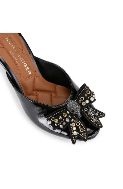 Kurt Geiger London Belgravia Stud Bow Slide Sandal