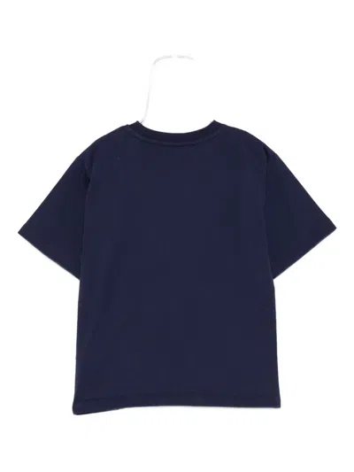 Moschino Blue T-shirt For Kids With Teddy Bear In Blue