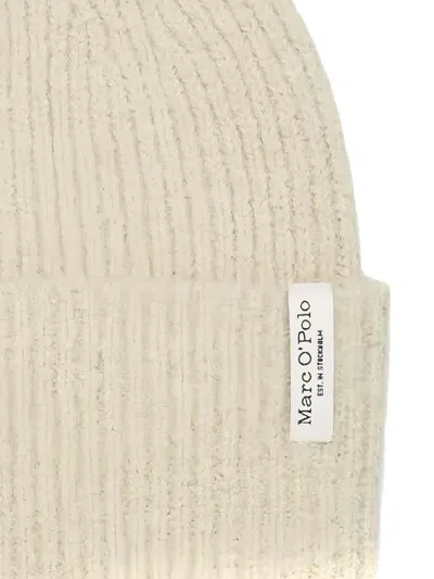 Marc O'polo Ribbed Knit Beanie In Brown