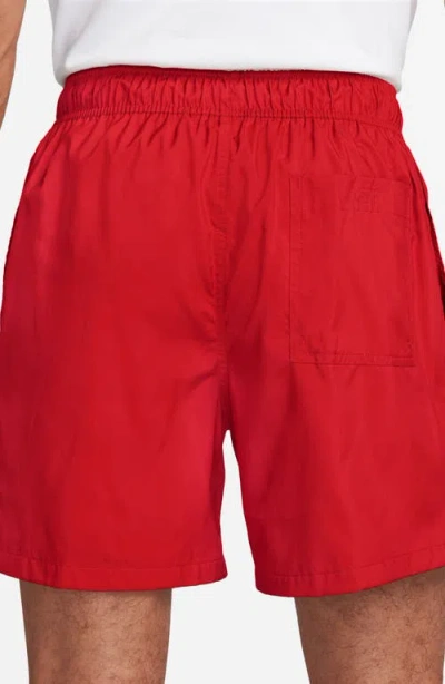 Nike Club Woven Flow Shorts In Red