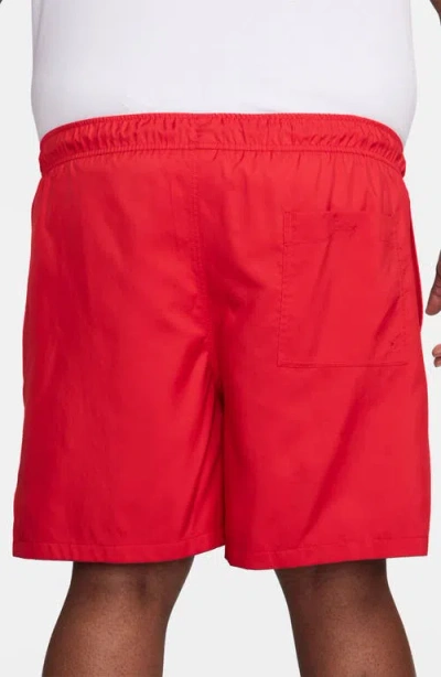 Nike Club Woven Flow Shorts In Red