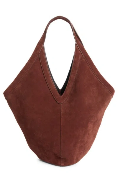 Mansur Gavriel Soft M Suede Hobo Bag