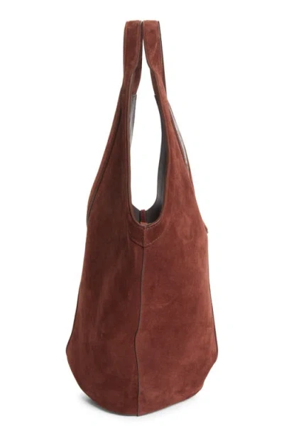 Mansur Gavriel Soft M Suede Hobo Bag