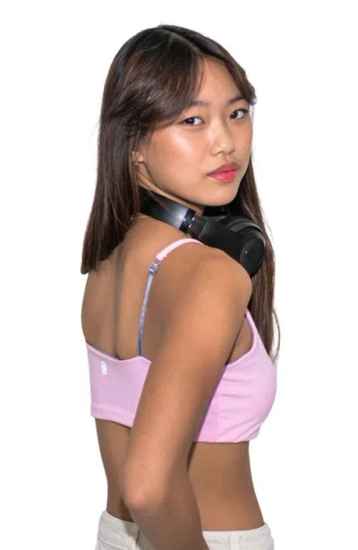 Bleuet Bleum Padded Reversible Girls Bralette In Pink
