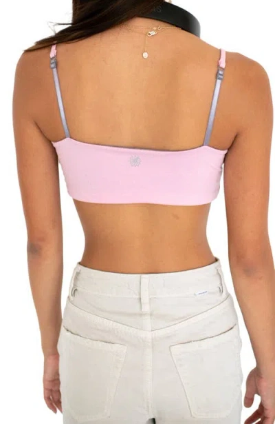 Bleuet Bleum Padded Reversible Girls Bralette In Pink
