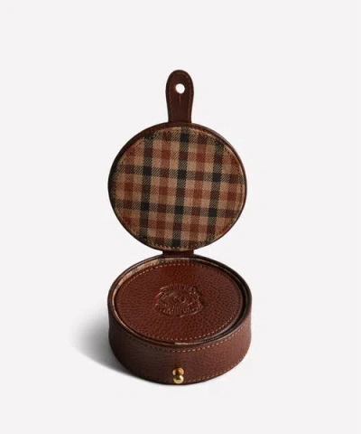 Ghurka Coaster Set No. 247 In Brown