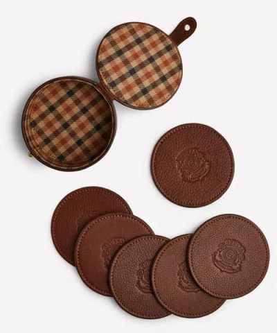 Ghurka Coaster Set No. 247 In Brown