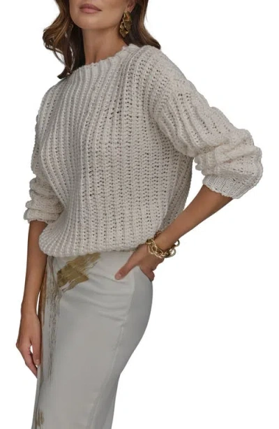 Donna Karan New York Open Stitch Sweater
