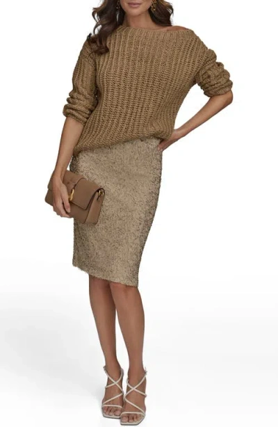 Donna Karan New York Open Stitch Sweater