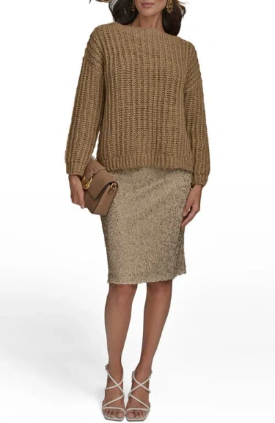 Donna Karan New York Open Stitch Sweater