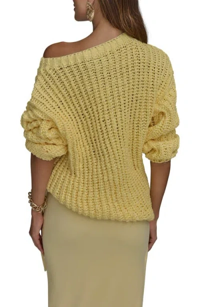 Donna Karan New York Open Stitch Sweater