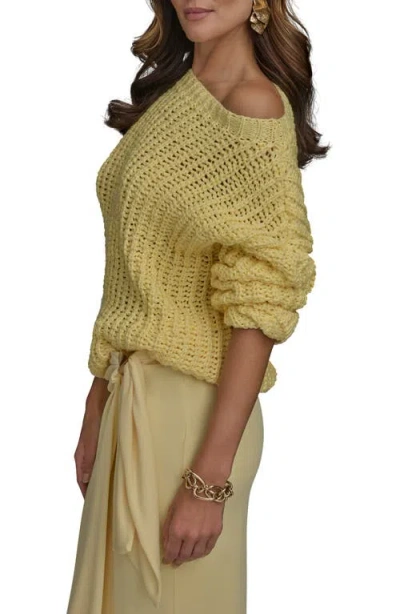 Donna Karan New York Open Stitch Sweater