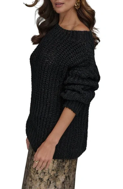 Donna Karan New York Open Stitch Sweater