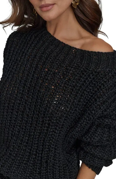 Donna Karan New York Open Stitch Sweater